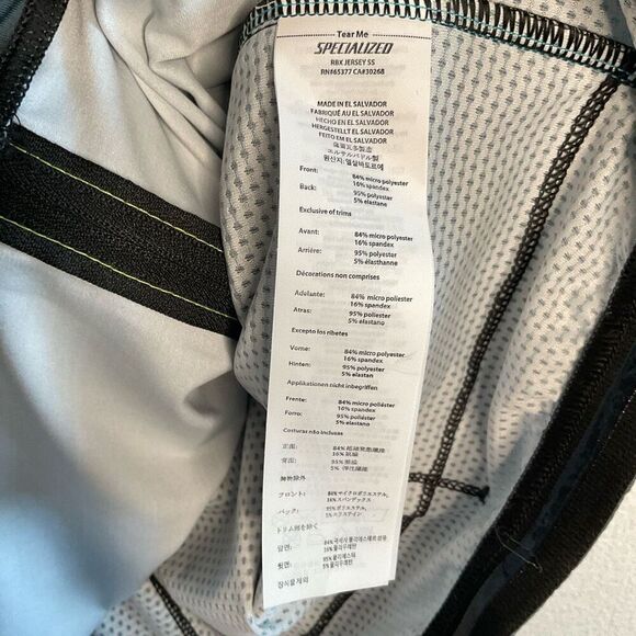 Polaris Geo Cycling‎ Jersey Top Bike Bicycle Breathable Shirt Zip Up Men’s Large - Picture 4 of 7